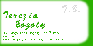 terezia bogoly business card